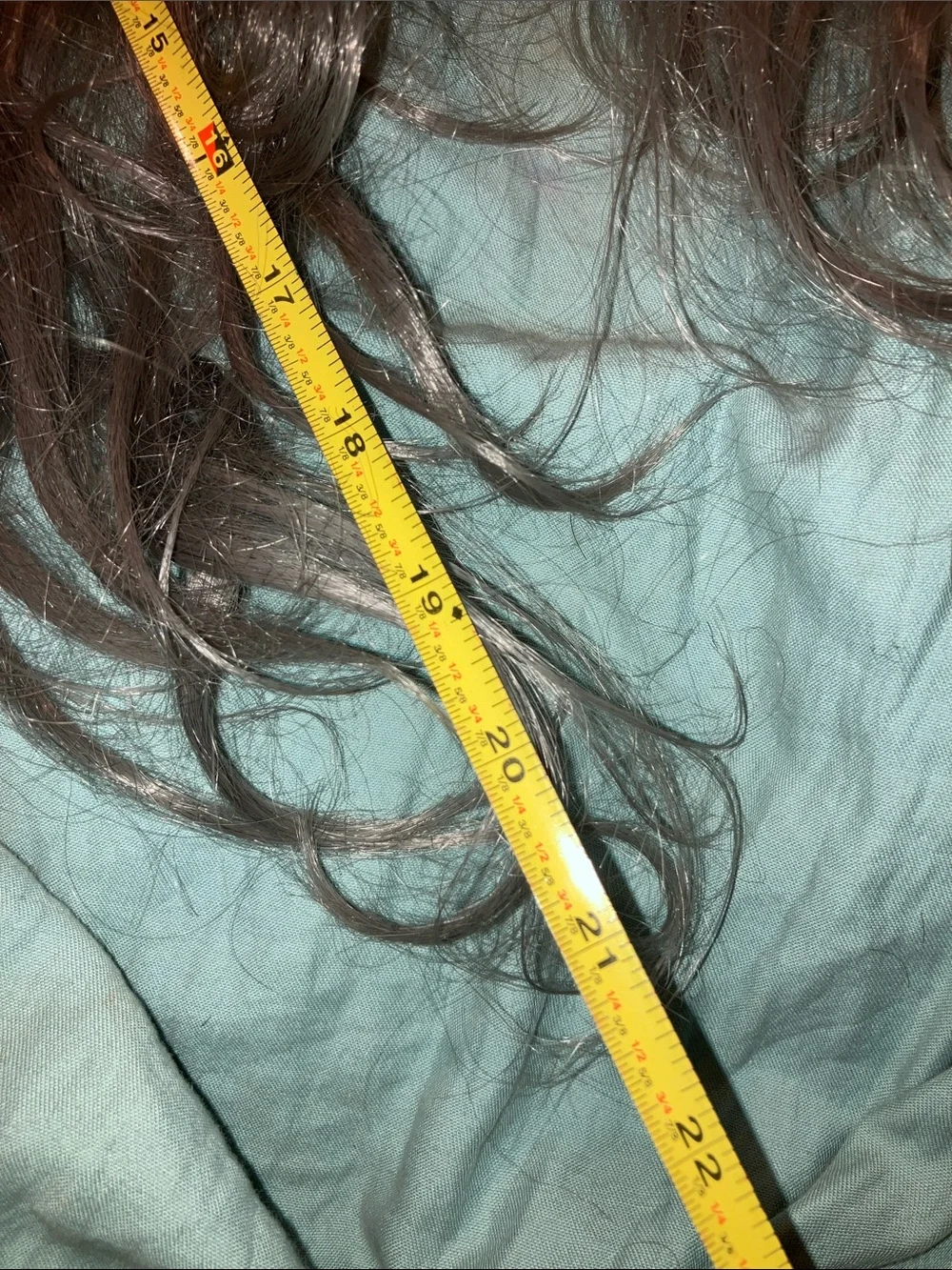 22” Wavy Ombré Clip-In Hair Extensions in Dark Brown with Ash Blonde Highlights